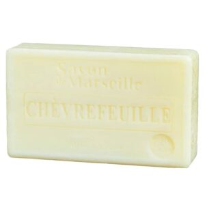 Natürliche Marseille Seife mit Geißblatt -- 100 g